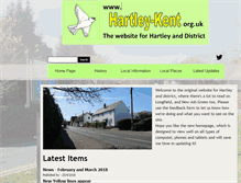 Tablet Screenshot of hartley-kent.org.uk